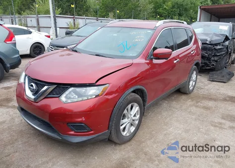 2016 Nissan Rogue Sv из США, поврежденный, VIN KNMAT2MT1GP718184